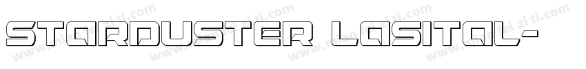 Starduster Lasital字体转换